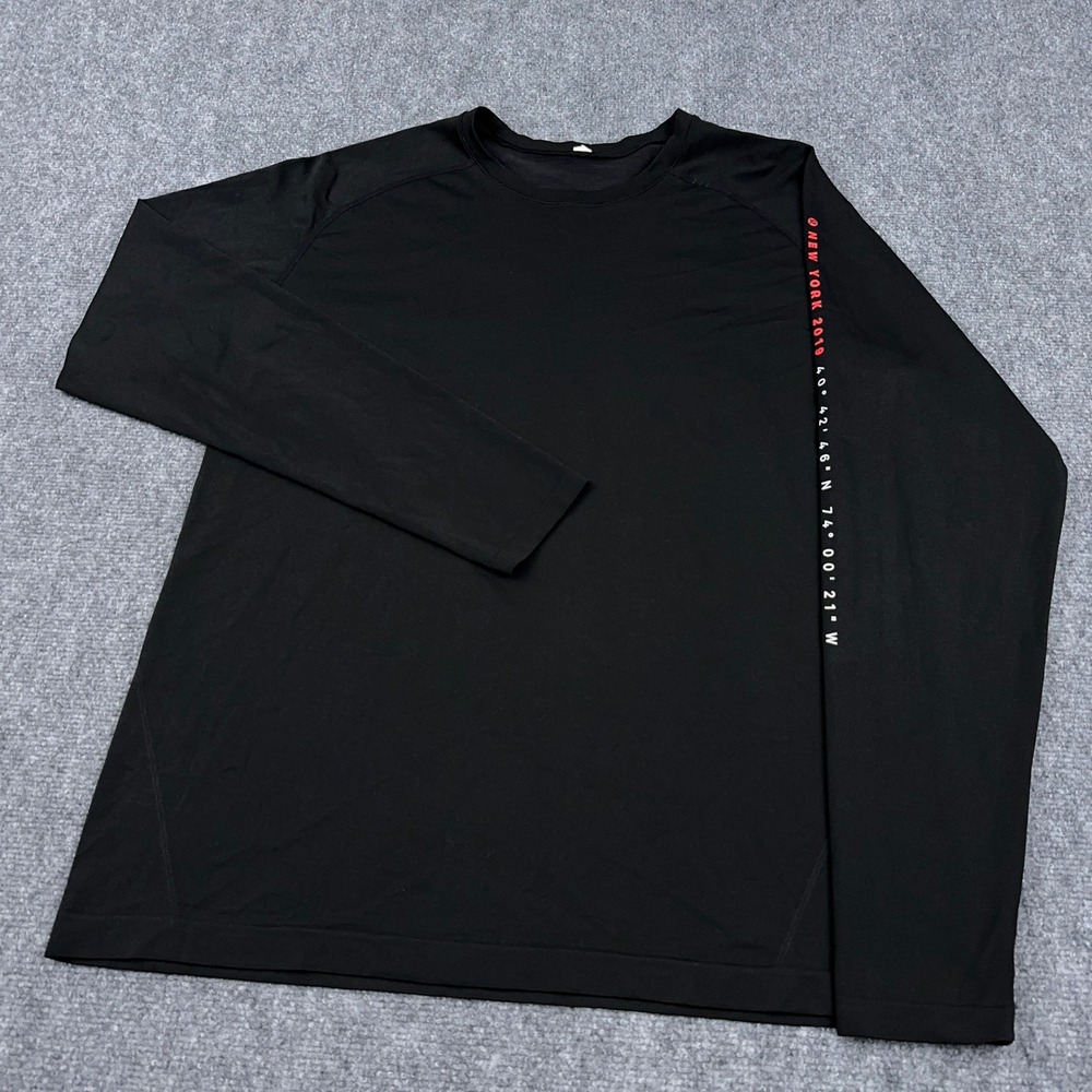 Lululemon Metal Vent‎ Tech LS Shirt Men's XL 2019 NYC New York City Marathon